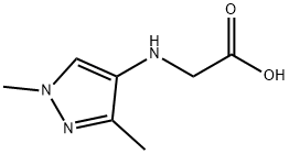 N-(1,3-dimethyl-1H-pyrazol-4-yl)glycine Structure