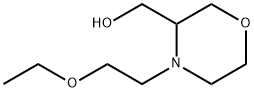 3-Morpholinemethanol, 4-(2-ethoxyethyl)- Structure