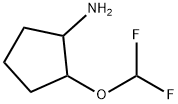 2-(Difluoromethoxy)cyclopentanamine Structure