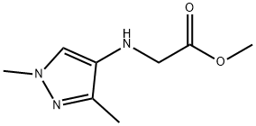 methyl N-(1,3-dimethyl-1H-pyrazol-4-yl)glycinate Structure