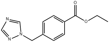 Benzoic acid, 4-(1H-1,2,4-triazol-1-ylmethyl)-, ethyl ester 구조식 이미지