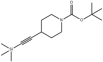 tert-butyl 4-((trimethylsilyl)ethynyl)piperidine-1-carboxylate(WXC07606) Structure