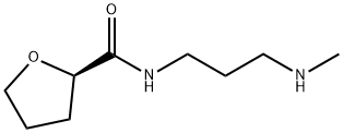 2-Furancarboxamide, tetrahydro-N-[3-(methylamino)propyl]-, (2R)- Structure