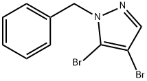 1H-Pyrazole, 4,5-dibromo-1-(phenylmethyl)- Structure