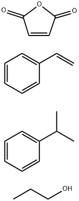 POLY(STYRENE-CO-MALEIC ACID), PARTIAL PROPYL ESTER, CUMENE TERMINATED Structure