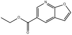 Furo[2,3-b]pyridine-5-carboxylic acid, ethyl ester Structure