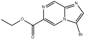 ethyl 3-bromoimidazo[1,2-a]pyrazine-6-carboxylate Structure