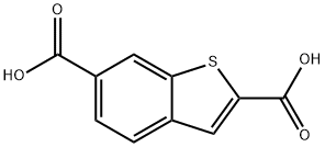 Benzo[b]thiophene-2,6-dicarboxylic acid Structure