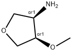 3-Furanamine, tetrahydro-4-methoxy-, (3R,4R)-rel- Structure