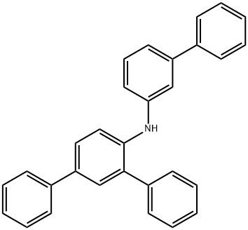 [1,1':3',1''-Terphenyl]-4'-amine, N-[1,1'-biphenyl]-3-yl- 구조식 이미지