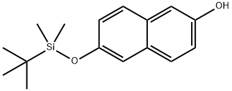 2-Naphthalenol, 6-[[(1,1-dimethylethyl)dimethylsilyl]oxy]- Structure