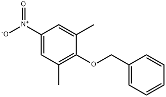 Benzene, 1,3-dimethyl-5-nitro-2-(phenylmethoxy)- Structure