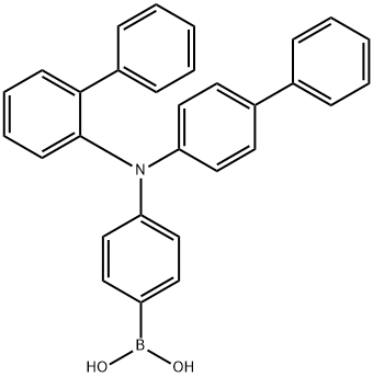Boronic acid, B-[4-([1,1'-biphenyl]-2-yl[1,1'-biphenyl]-4-ylamino)phenyl]- 구조식 이미지