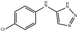 1H-1,2,3-Triazol-5-amine, N-(4-chlorophenyl)- 구조식 이미지