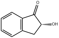 1H-Inden-1-one, 2,3-dihydro-2-hydroxy-, (2R)- 구조식 이미지