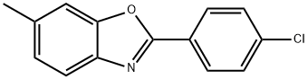Benzoxazole, 2-(4-chlorophenyl)-6-methyl- 구조식 이미지