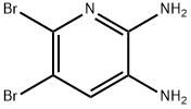 2,3-Pyridinediamine, 5,6-dibromo- Structure