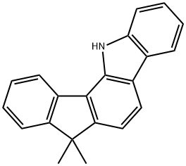7,12-Dihydro-7,7-dimethylindeno[1,2-a]carbazole Structure