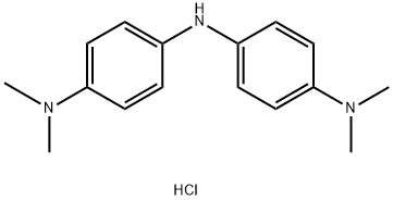 1,4-Benzenediamine, N4-[4-(dimethylamino)phenyl]-N1,N1-dimethyl-, hydrochloride (1:1) Structure