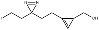 (2-(2-(3-(2-Iodoethyl)-3H-diazirin-3-yl)ethyl)cycloprop-2-en-1-yl)methanol Structure