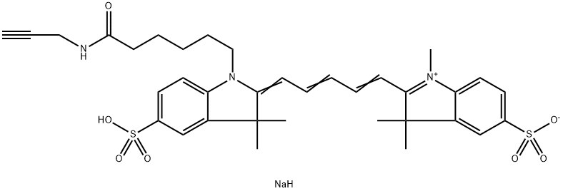 diSulfo-Cy5 alkyne 구조식 이미지
