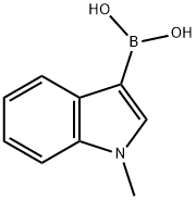 Boronic acid, B-(1-methyl-1H-indol-3-yl)- 구조식 이미지