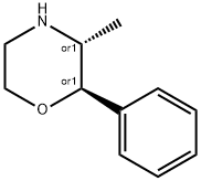 Morpholine, 3-methyl-2-phenyl-, (2R,3R)-rel Structure