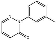 3(2H)-Pyridazinone, 2-(3-methylphenyl)- 구조식 이미지