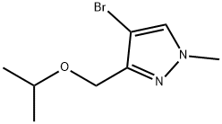 4-bromo-3-(isopropoxymethyl)-1-methyl-1H-pyrazole Structure