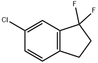 6-chloro-1,1-difluoro-2,3-dihydro-1H-indene 구조식 이미지