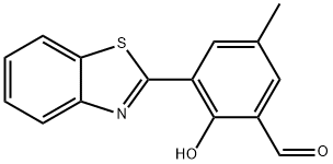 (3-(benzo[d]thiazol-2-yl)-2-hydroxy-5-methylbenzaldehyde) Structure