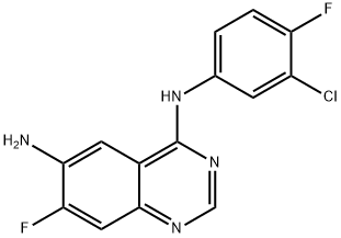 4,6-Quinazolinediamine, N4-(3-chloro-4-fluorophenyl)-7-fluoro- Structure