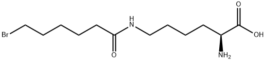 L-Lysine,N6-(6-bromo-1-oxohexyl)- Structure