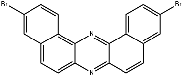 Dibenzo[a,j]phenazine, 3,11-dibromo- Structure