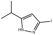 1H-Pyrazole, 3-iodo-5-(1-methylethyl)- 구조식 이미지