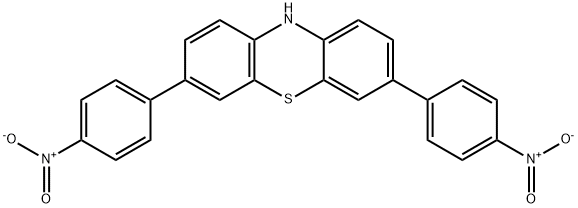 3,7-bis(4-nitrophenyl)-10H-phenothiazine Structure