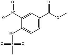 Methyl 4-methanesulfonamido-3-nitrobenzoate Structure