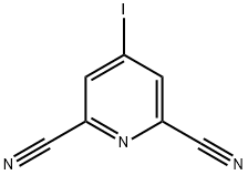 2,6-Pyridinedicarbonitrile, 4-iodo- Structure