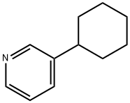 Pyridine, 3-cyclohexyl- Structure