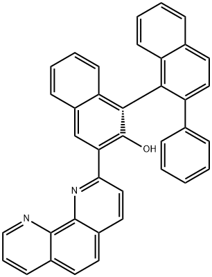 (1S)-3-(1,10-Phenanthrolin-2-yl)-2'-phenyl-[1,1'-binaphthalen]-2-ol Structure