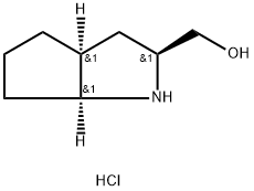((2S,3aS,6aS)-octahydrocyclopenta[b]pyrrol-2-yl)methanol hydrochloride(WX112252S1) Structure