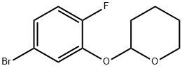 2H-Pyran, 2-(5-bromo-2-fluorophenoxy)tetrahydro- Structure