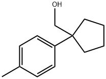Cyclopentanemethanol, 1-(4-methylphenyl)- 구조식 이미지