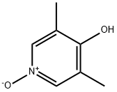 3,5-Dimethyl-4-hydroxypyridin-1-oxide Structure