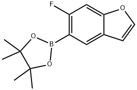 2-(6-fluoro-1-benzofuran-5-yl)-4,4,5,5-tetramethyl-1,3,2-dioxaborolane Structure