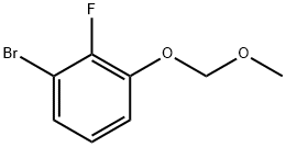 Benzene, 1-bromo-2-fluoro-3-(methoxymethoxy)- Structure