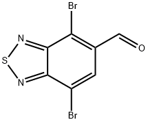 2,1,3-Benzothiadiazole-5-carboxaldehyde, 4,7-dibromo- 구조식 이미지