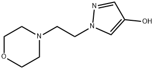 1H-Pyrazol-4-ol, 1-[2-(4-morpholinyl)ethyl]- Structure