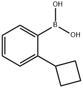 (2-CYCLOBUTYLPHENYL)BORONIC ACID Structure