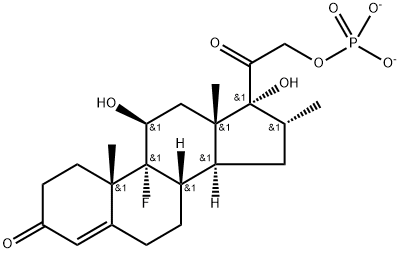 Dexamethasone Sodium Phosphate EP Impurity H 구조식 이미지